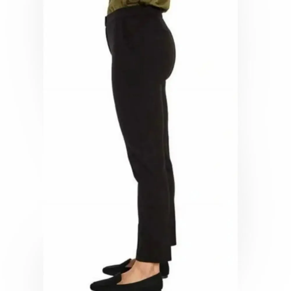 Banana Republic Pont Knit Pant Womens Size 14 Black High Rise Stretch Minimalist - Picture 3 of 15